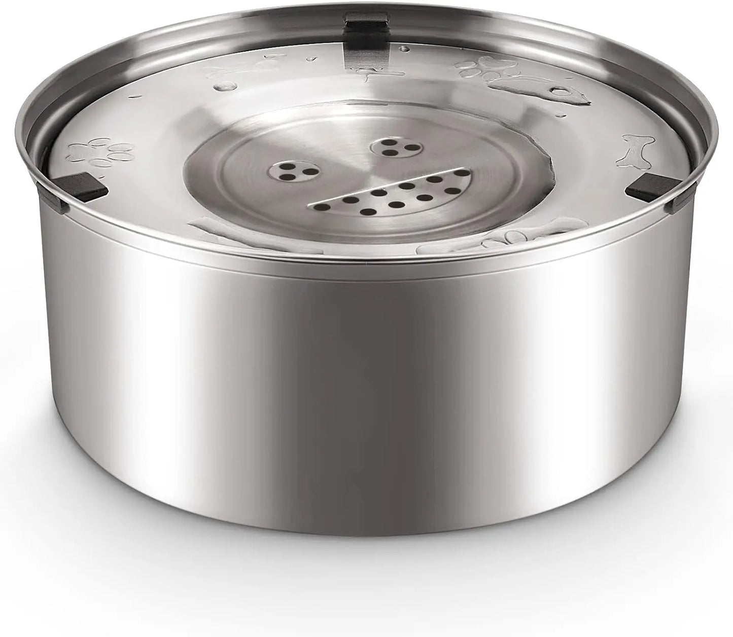 Heavy-Duty Stainless No Mess Water Bowl