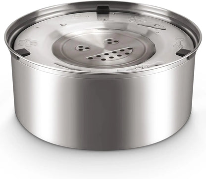 Heavy-Duty Stainless No Mess Water Bowl